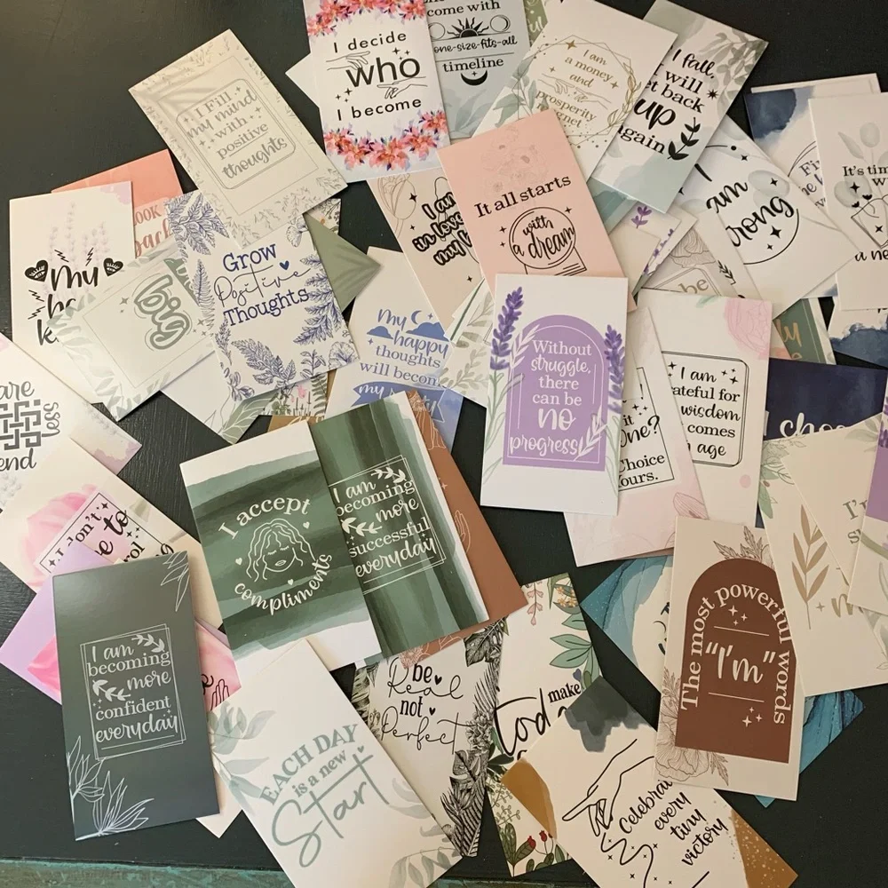 Daily Affirmations Quote Cards Set - New!